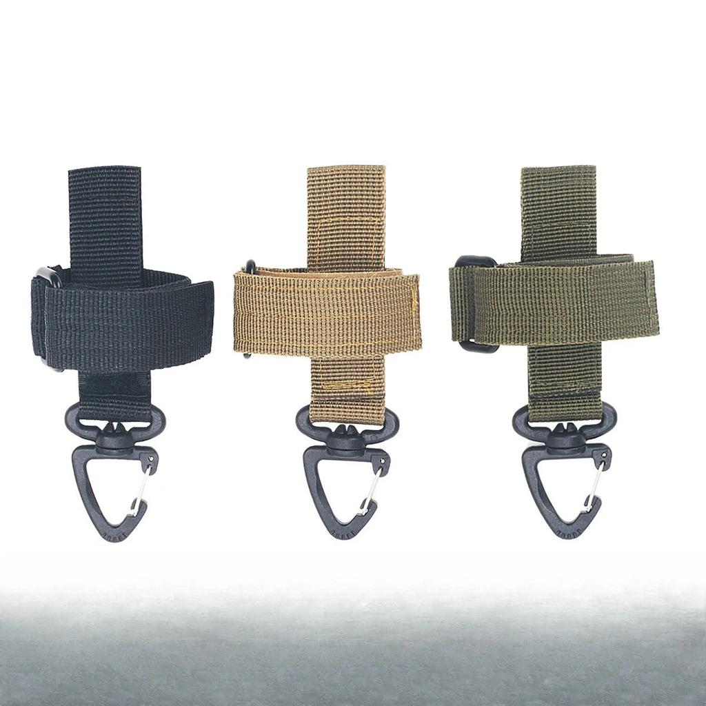 3 PC Multi-purpose Nylon Gloves Hook Work Gloves Safety Clip Outdoor Tactical Climbing Rope Camping Hanging Buck Outdoor Camping