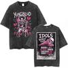 Washed Vintage Singer Yungblud IDOLS Album Merch Tshirt Men Women Clothing Fashion Short Sleeve Cotton Casual Oversized T Shirt
