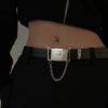 Stylish Black Chain Belt For Women 2024 Fashionable Casual Accessory For Jeans