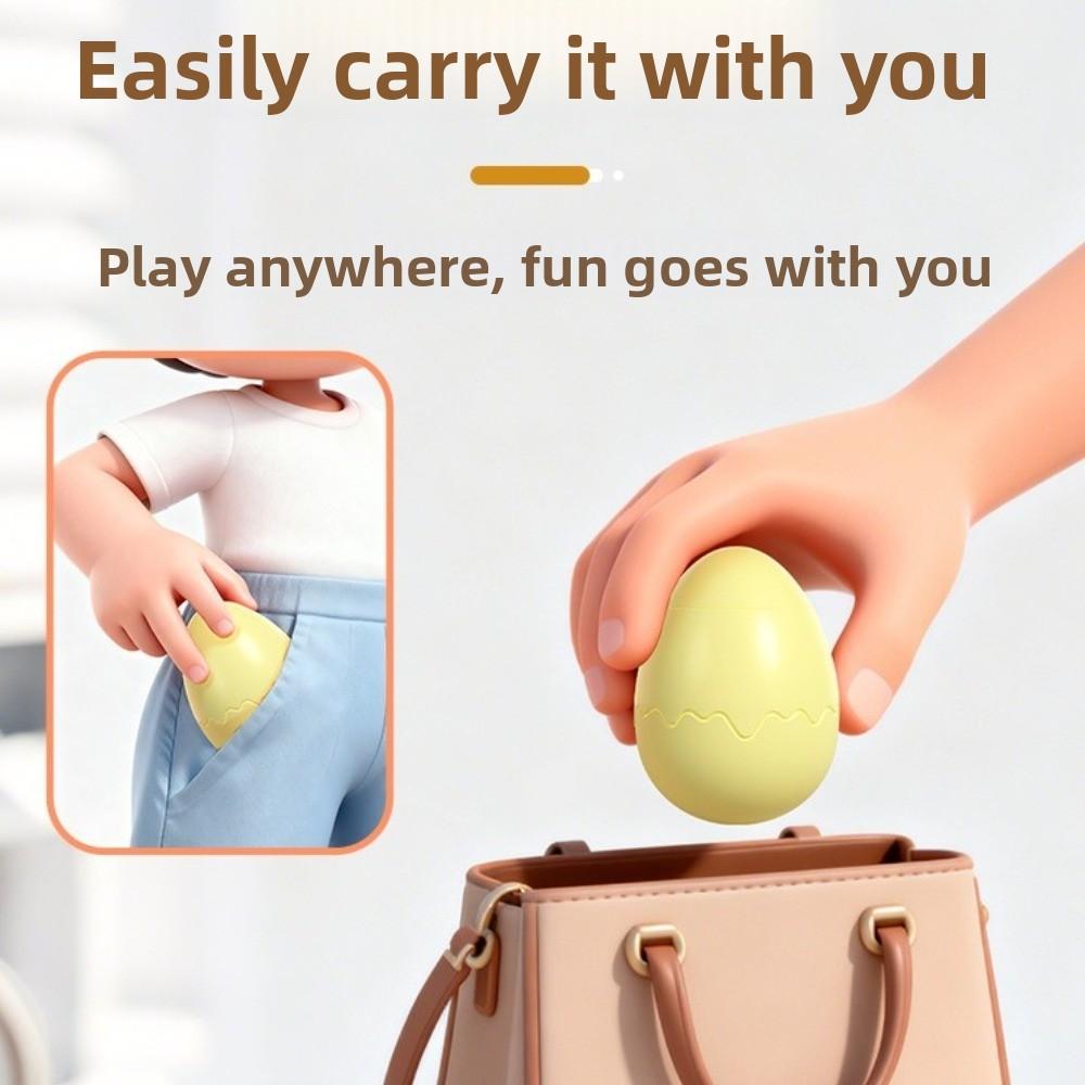 Breaking The Shell Jumping Egg Clockwork Duck Jumping Egg Toy Portable Animal Shape Assembly Toys