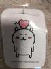 [USED] NONGDOMGOM Korean version of Jibun Tsukkomi Kuma plush toy with heart