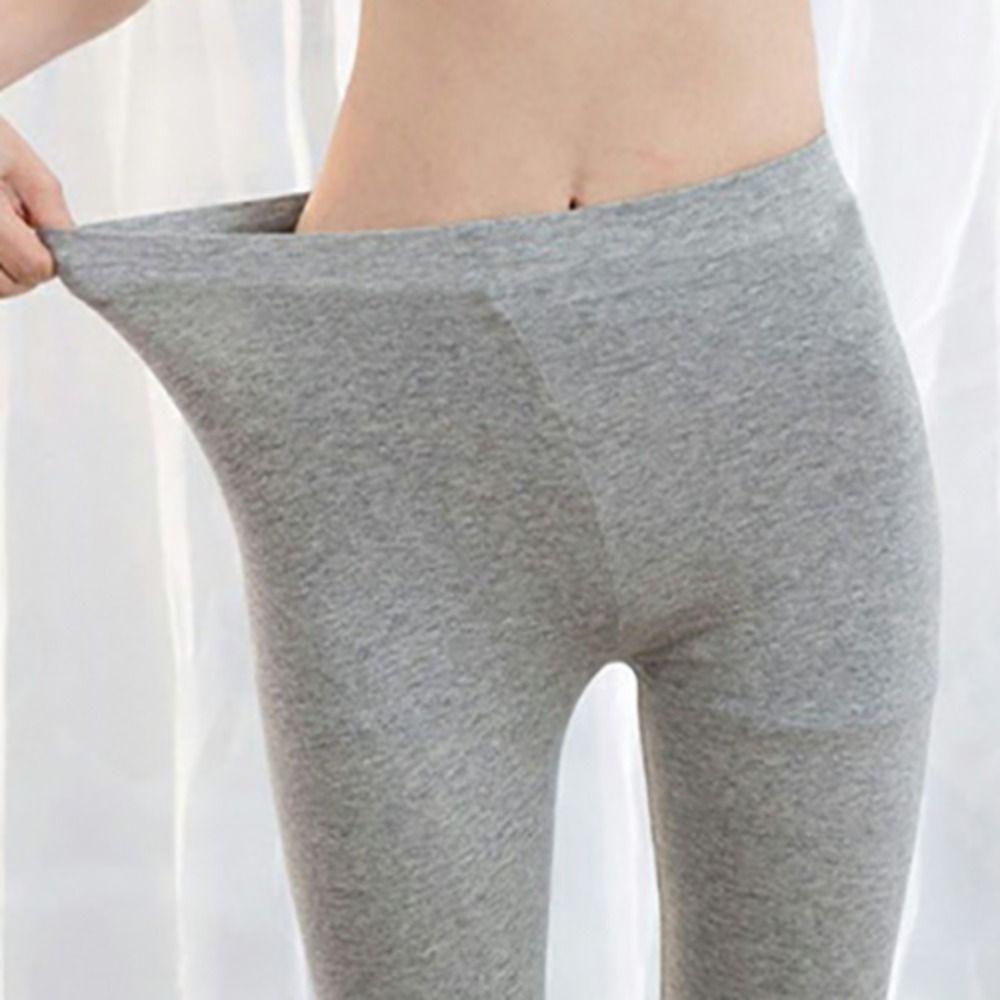 Elastic Waist Slim Stretch Cropped Pants Capris Skinny Jogging Capri Pants Girls