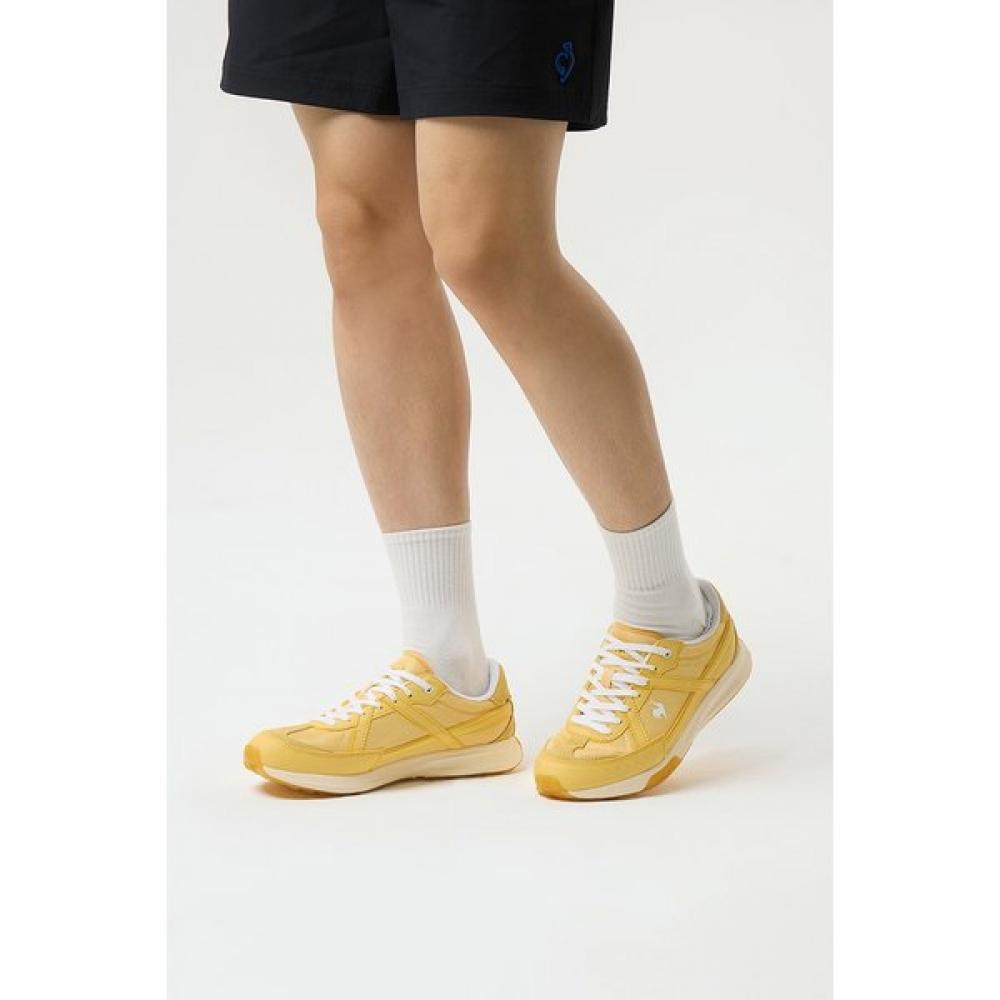 

Le Coq Sportif Unisex Sneakers Popola Blanc Mesh Yellow Qq123lsn14 WHT white/230