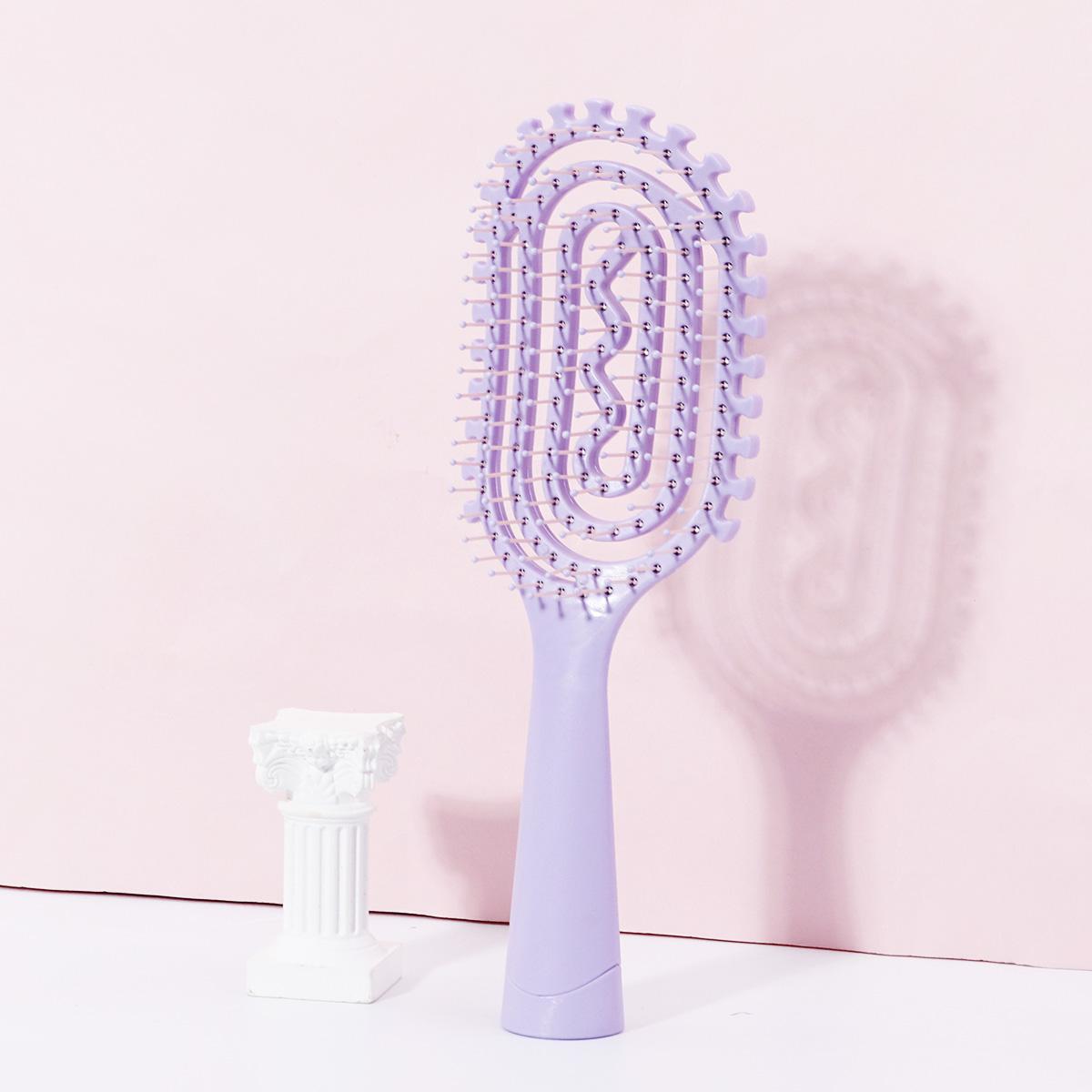 

Hollow out breathable hair brush, curling styling brush, suitable for exfoliating and wet hair, suitable for all hair types