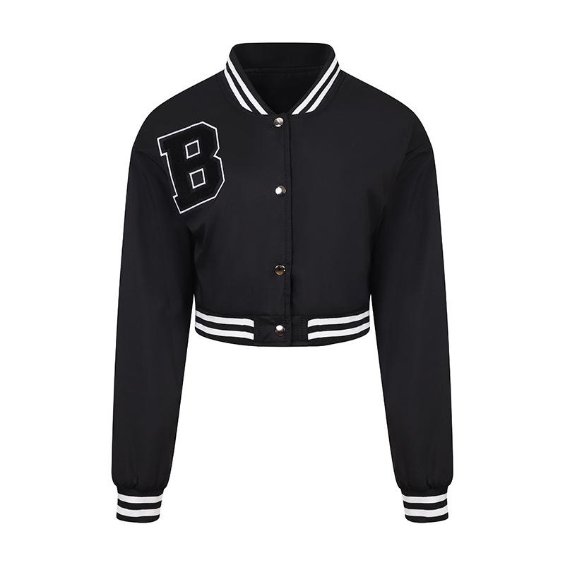 

Женская кожаная куртка. Приталенная куртка. Тонкая куртка весна-осень. Женская мотоциклетная куртка. Бейсбольная кожаная куртка с высокой талией M чёрный