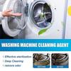 Powerful Washing Machine Cleaner Sheets 12 Pack with Baking Soda, Lemon Extract & Bioenzymes for Deep Dirt & Odor Removal, Restores Shine & Efficienc
