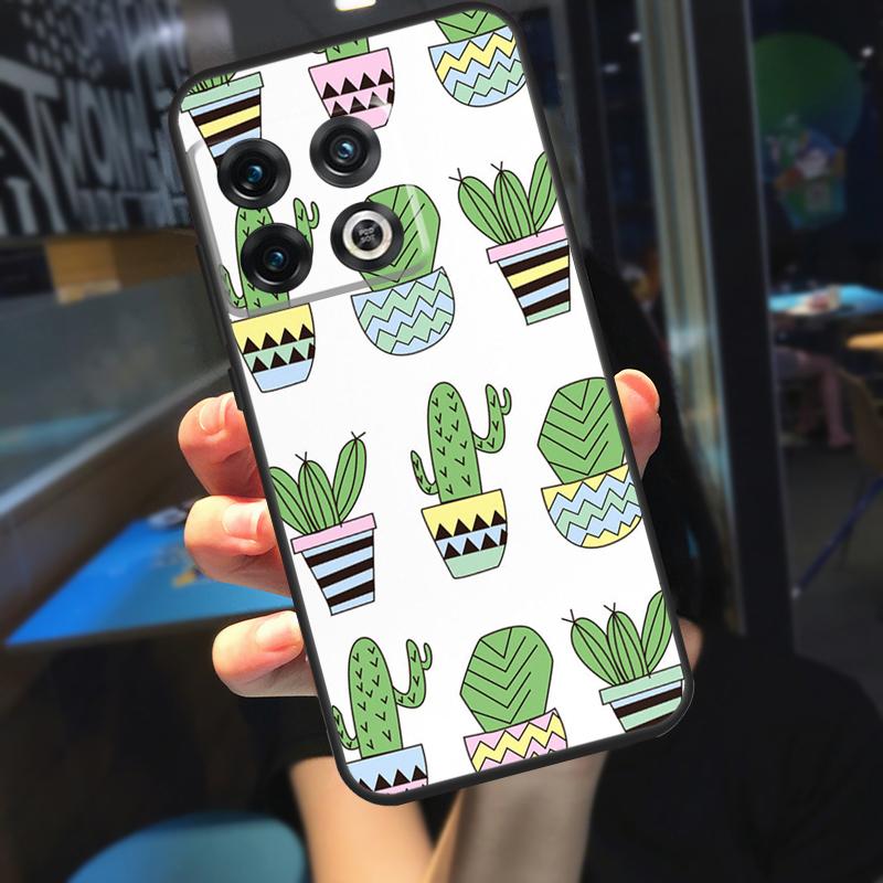 CACTUS BANANA RETRO VINTAGE SUMMER Funda For OnePlus 13 12 R 11 9 10 Pro 8T 9RT 10T OnePlus Nord 4 CE 2 3 Lite N30 N20 Case