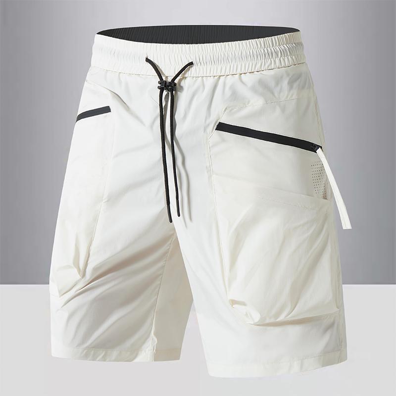 Summer Men's Workwear Shorts, Loose Straight Leg Casual Sports Shorts, Versatile Cropped Shorts