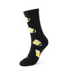 Beard/Beer Crew Socks Funny Novelty Ankle Socks Warm Booties Socks Casual Middle Tube Socks Calf Socks for Women Men