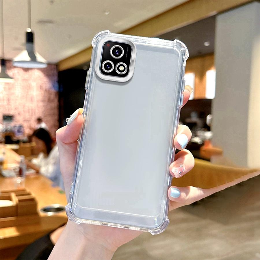 Airbag Shookproof Lens Case For Vivo Y01 Y02 Y02S Y22S Y35 Y31 Y53S Y03 Y18 Y04 Y04S Y29S Y29 Y39 Y38 5G Plating Silicone Cover