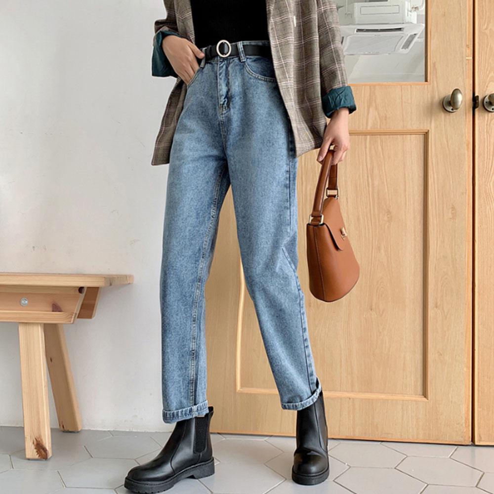 Plus Size Boyfriend Jeans Para Mujeres Pantalones Denim Harem Streetwear De  cintura alta Botas de cintura alta Pantalones vaqueros de pierna ancha  comprar a buen precio — entrega gratuita, reseñas reales con