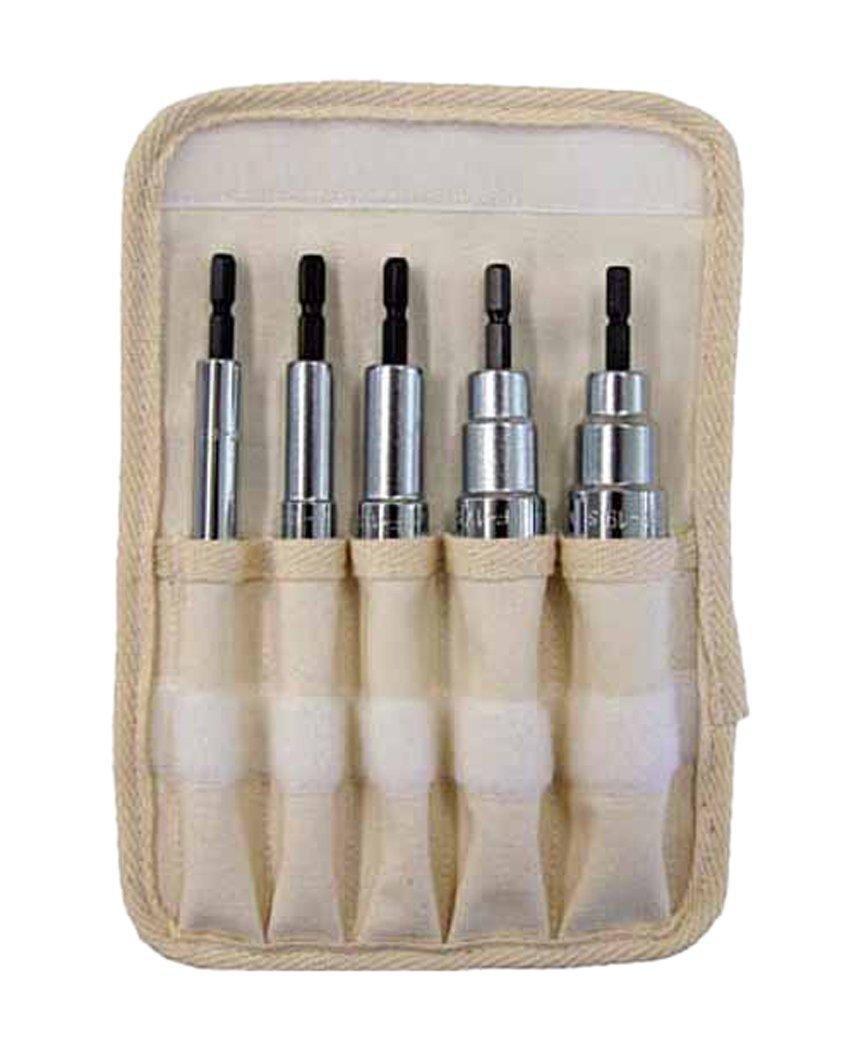 

TRUSCO Electric Screwdriver Socket, Short, 8, 10, 13, 17, 19, TEF-5S-SET