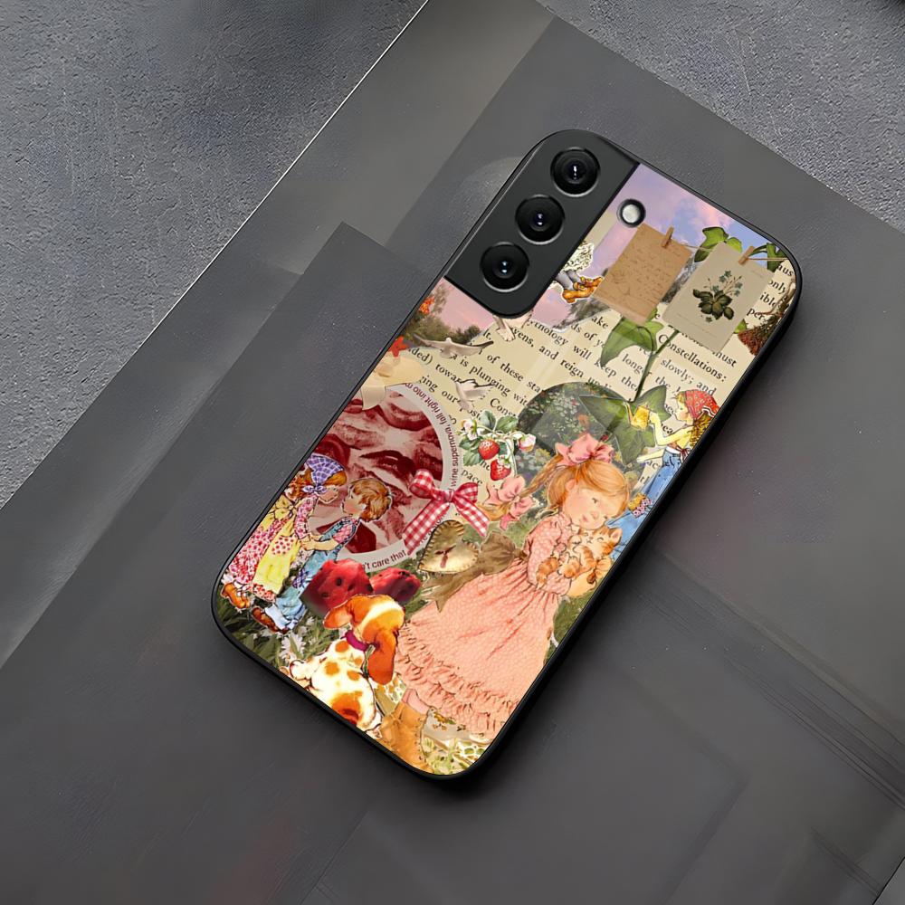 Sarah Kay Phone Case Glass For Samsung Galaxy A05 A21s A16 A26 A36 A56 A25 A35 A14 A24 A34 A13 Cover