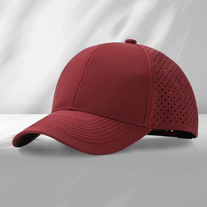 Summer sunscreen sunshade anti-splashing baseball cap embroidery printing laser punching mesh sun hat