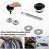KindnessJP 4PCS Car Hood Pin Stainless Steel Car Bumper Latch Kit Aluminum Alloy Hood
