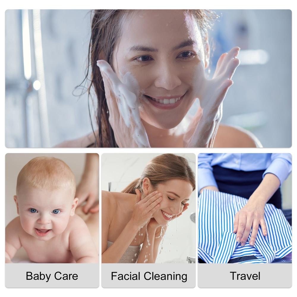 60pcs Disposable Face Towels Soft Cotton Facial Tissue Multi-Purpose Drying Wipes Makeup Remover Ultra Soft Cleaning Tissue