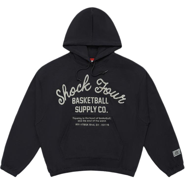 

Женская толстовка с капюшоном Anta серии SV с принтом из букв, универсальная, свободного кроя, женская толстовка 162611701V-4 XS