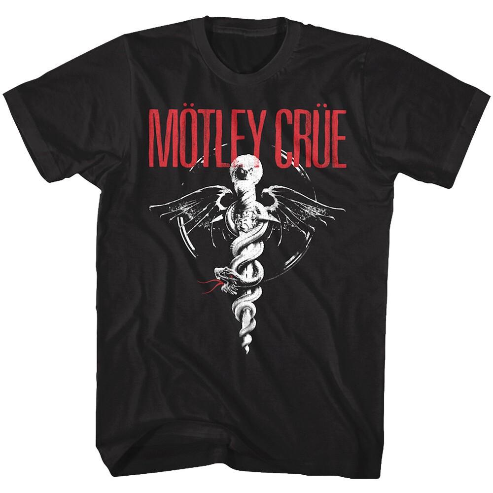 

Motley Crue Dr Feel Good Men s T Shirt Metal Rock Band Album Cover Concert Merch 4XL