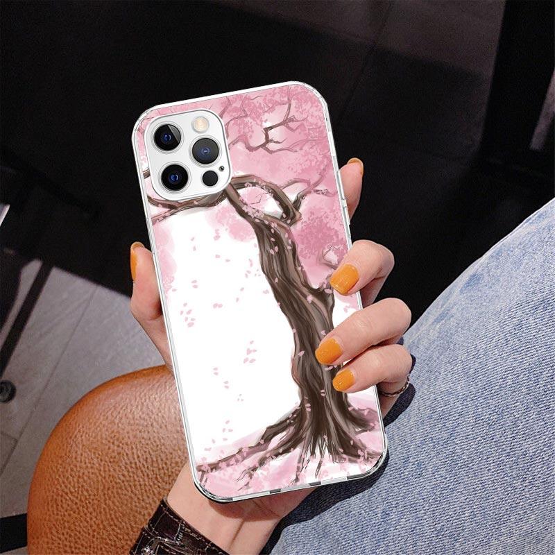 

Cherry Blossom Tree Phnoe Case for Iphone 17 Air 16 11 12 13 Mini 14 Plus 15 Pro Max 7 8E SE 2020 16ProMax Phone Cover Coque 17 iPhone 13 Pro