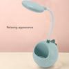 Small Desk Light with Pen Holder Comfortable Decorative Practical No Noise LED USB Small Table Lamp