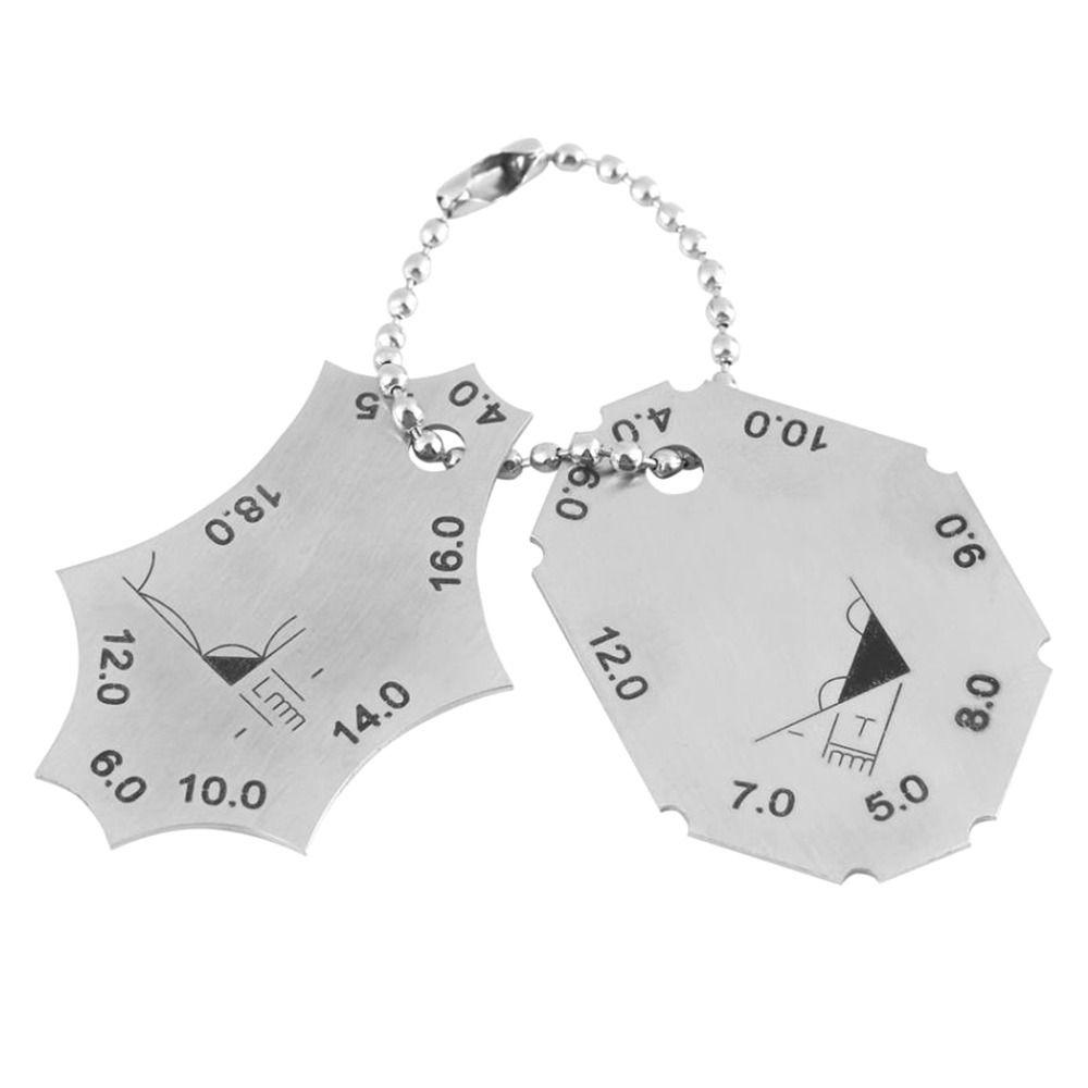 Welding Measuring Ruler Fillet Weld Butt Weld Gauge Weld Gauge Two-piece Gauge Fillet Weld Gauge