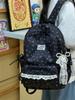 Schoolbag Japanese ins cute cartoon printed schoolbag female high value lace sweet primary school travel backpack