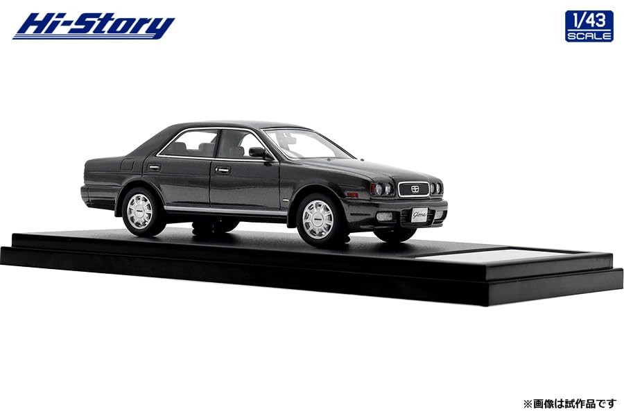Hi Story 1/43 Scale Nissan Gloria V30 Twin Cam Turbo Gran Turismo Ultima (1991) Dark Gray Finished Model