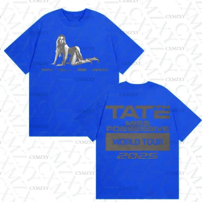 Tate McRae Miss Possessive Tour New T Shirts Unisex Womens Hip Hop Fashion Cotton Short Sleeve Tshirt Streetwear
