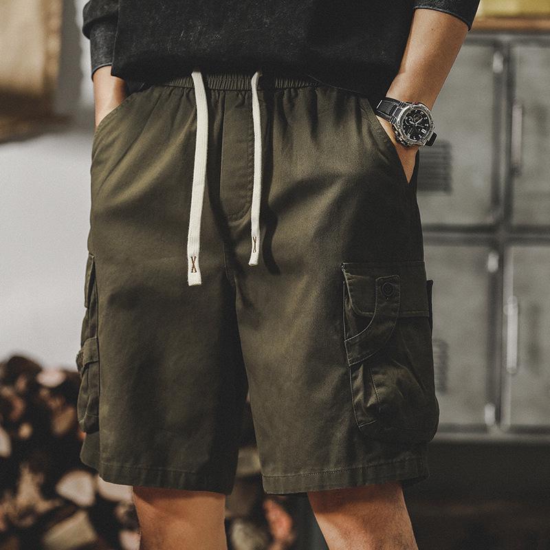 

Men s Summer 2023 Retro Workwear Shorts, Plus Size Casual Five-Point Pants, American Heavyweight Trend.