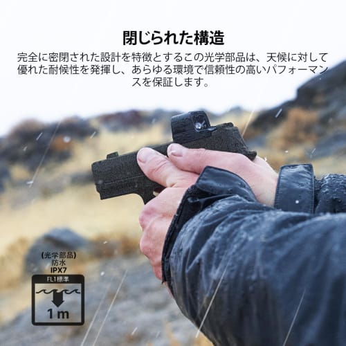 Osight S Dot Sight, High-Performance Holographic Sight, Multi-Reticle Scope, Enclosed, 2MOA Dot, 32MOA Circle, Rechargeable Cover, Parallax-Free, RMSc