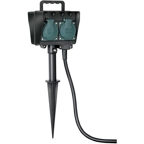 Multiprise de jardin - BRENNENSTUHL - 1154440 - 4 prises - Câble 1,5 m - IP44