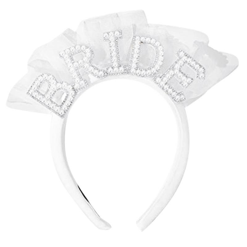 

Bride Headband Bride To Be Gift Bachelorette Party Engagement Hair Accessories 1
