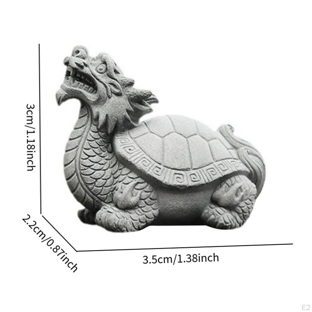 Dragon Turtle Tea Pet Desktop Ornaments Micro Landscape Birthday Gift Fish Tank Landscaping
