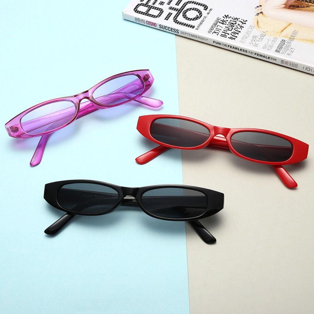 Retro Small Sunglasses for Women Small Oval Frame Sun Glasses Fashion Shades Polarized Eyewear UV375 Sunglasses Driving Goggles