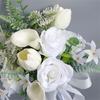 Wedding Bouquets with Ribbon for Bridal, Bridesmaids, Anniversary, Wedding