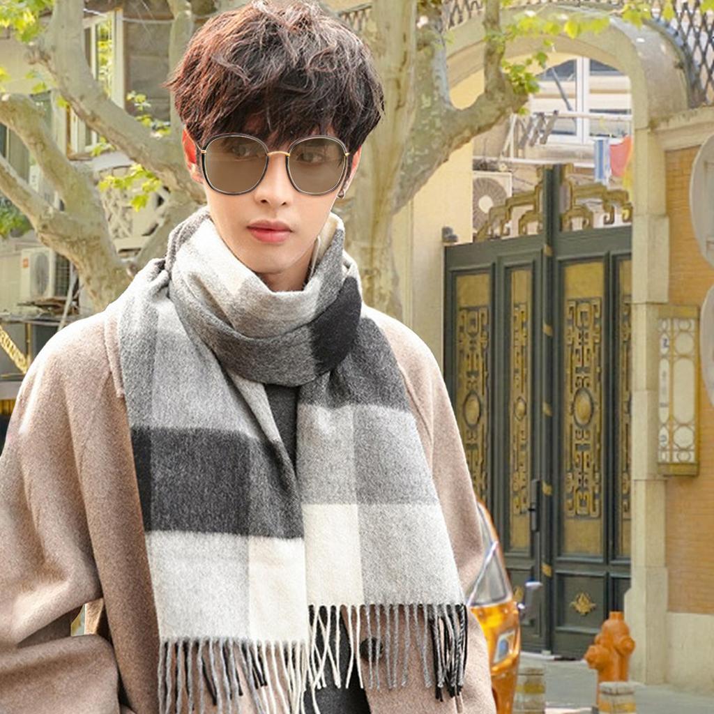 Viney plaid scarf fashionable, warm, cold proof, windproof scarf for both men and women