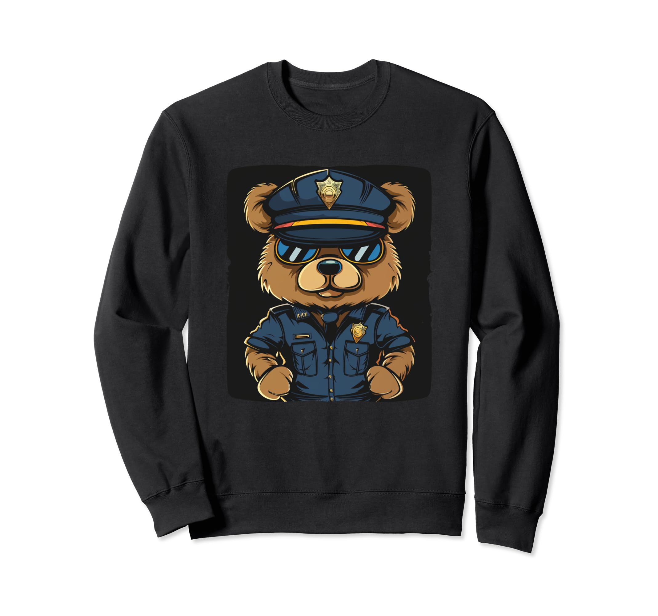 

Police Teddy Bear Costume Suit Uniform Lovers Sweatshirt