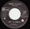 7inch Record SWEET BLINDNESS  Cowboys To Girls 2150X Quality 1975 Canada SoulFunk Used