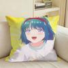 Minamo Shio Osalove Anime Art Square Sofa Pillow Cover Solid Color Living Room Home Decor Cushion Case