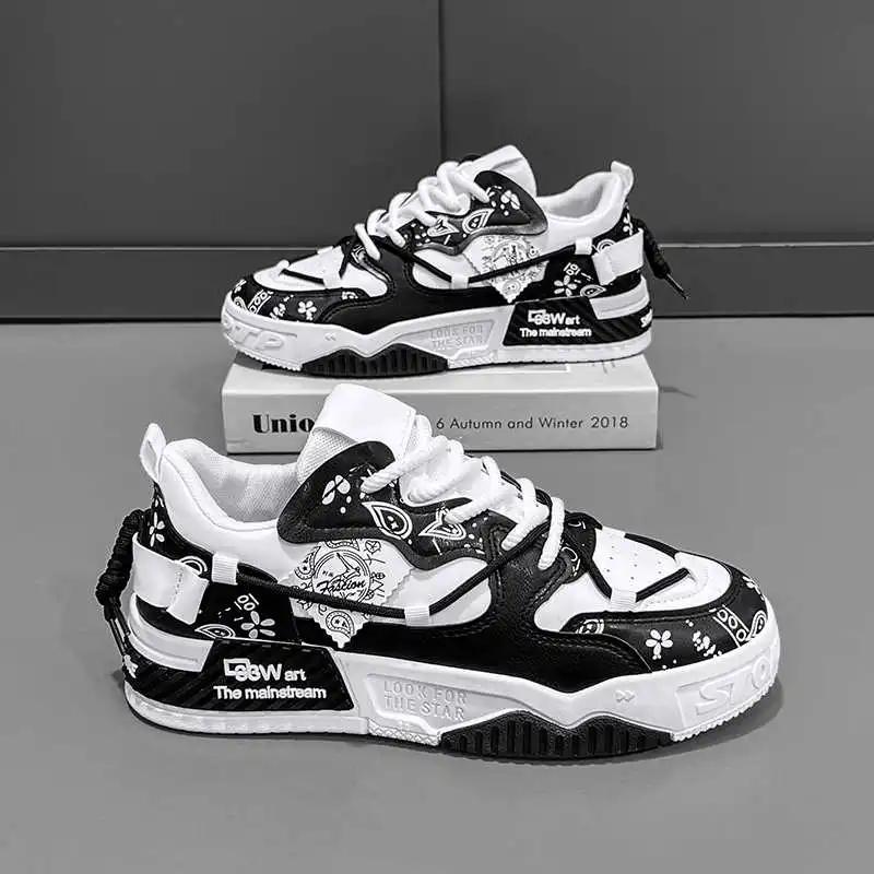 Fashion Lace Up Verdes Large Size Boots Casual Orange Sneakers Women Walking Shoes Sports Training Fashionable High-quality