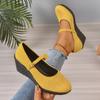 Fashion 2025 Fashion High Heels Women Party Shoes Women Pumps Brand Ladies Heeled Shoes Wedge Heel 3-5cm Gold Black Plus Size 42