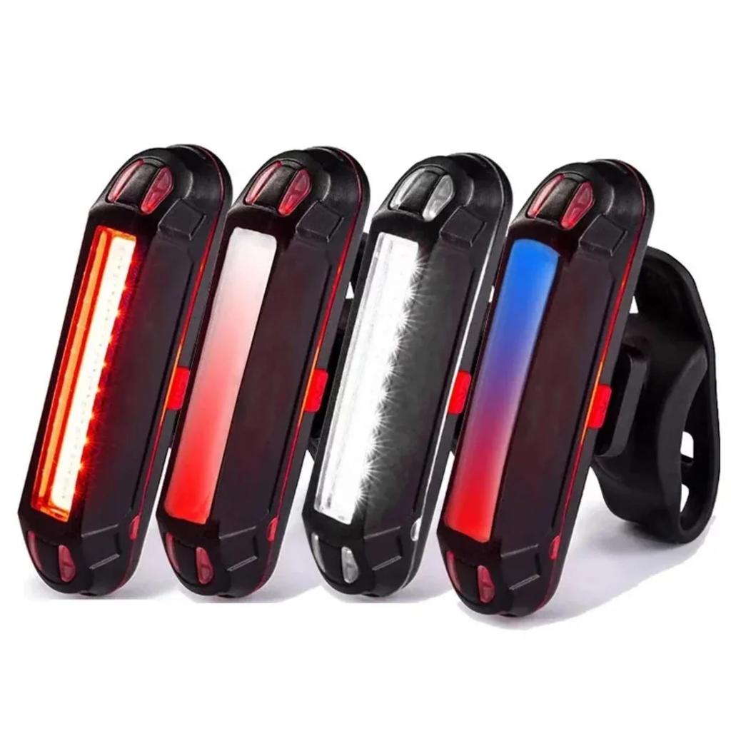 Bicycle Rear Light IPX-5 Waterproof USB Rechargeable  Safety Warning Lamp Bike Flashing Accessories Cycling Taillight