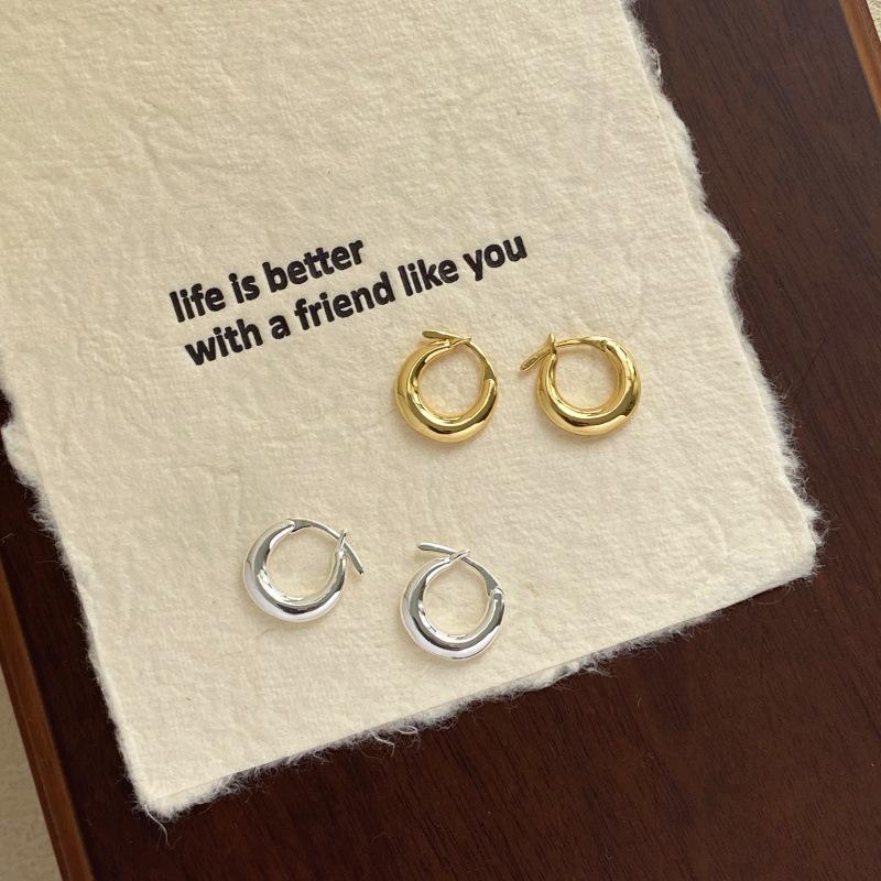 Sophie Buhai Minimalist Oval Drop Earrings: High-End, Versatile Design for Women