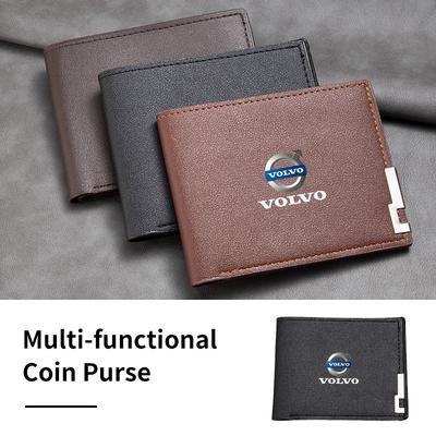 Car Accessories Driver License Coin Storage Wallet For XC60 XC90 S60 V40 V50 V60 XC40 V70 V90 S90 T6 S80 C30 S40 XV40