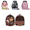 Demon Slayer Anime Cartoon Backpack Set For Students Durable Breathable And Lightweight