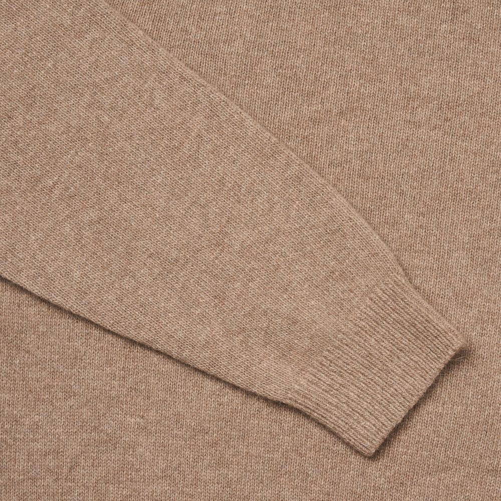VERNO 24Fw Fox Crew-Neck Knit Beige