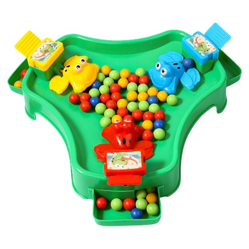 Safe Plastic Frogs Bean Toss Toy Educational Frogs Feeding Toy for Children Parent Child Interactively Learning Activity