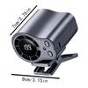 Clip-On Low Noise Mini Waist Fan with LED Display, Portable Cooling Fan for Outdoor Cycling Camping Travel, Hands-Free Breeze