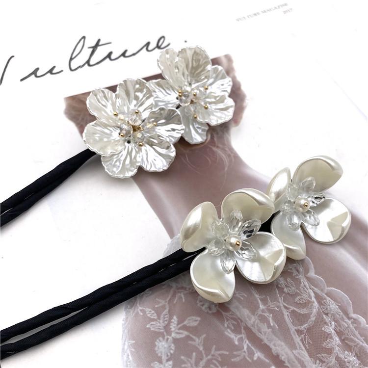 Shell Flower Hair Styling Tool Ball Head Flower Bud Head Bun Maker Bow Pearl Hair Pin Lazy Hair Dish Artifact Braids Maintenanc