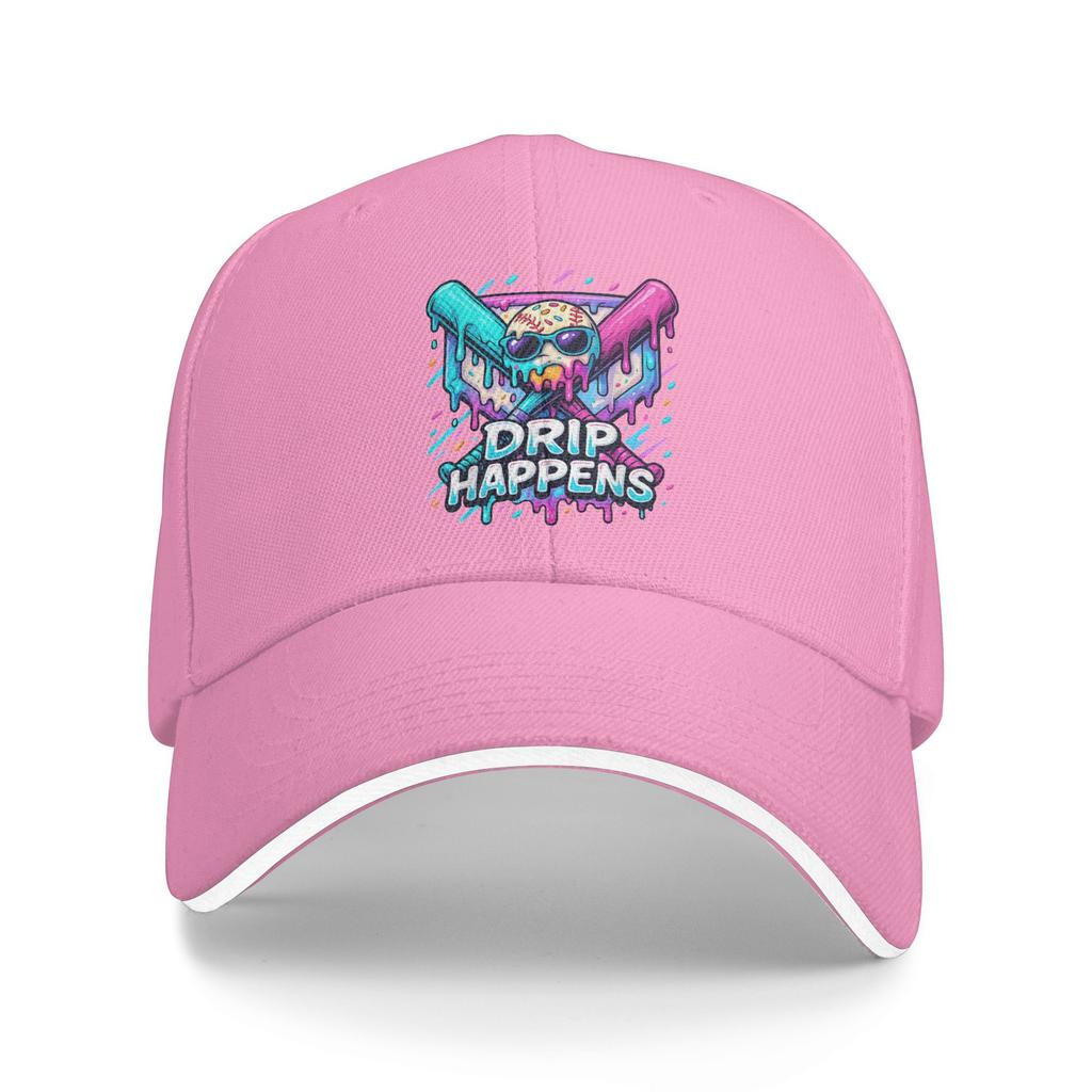 Baseball Lifestyle 101 Apparel Youth Baseball Drip IceCream Baseball Cap  Fitted Retro Unisex Hip Hop Hats Design Baseball Caps